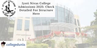 Jyoti Nivas College Opens Admissions for AY 2025: Check Detailed Fee Structure Here